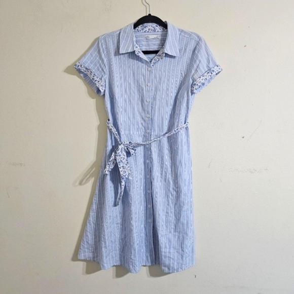 Croft & Barrow Pinstriped Dress - Picture 1 of 11